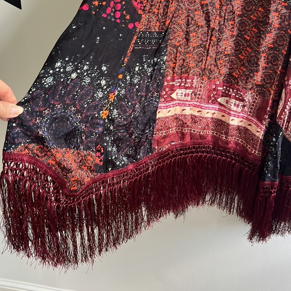 Free People Sweet Dreams Scarf Maxi Skirt NWT Size 2 - Picture 6 of 15